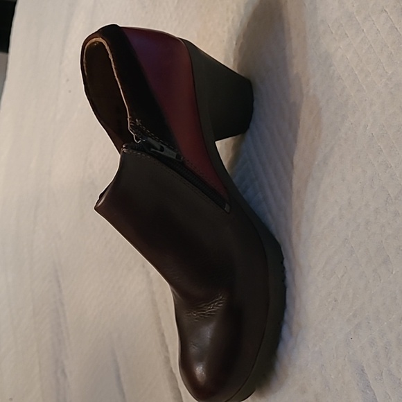 Fly London Brown/Red Zip Up Bootie, Size 39, US 8, 8.5 - Picture 9 of 9